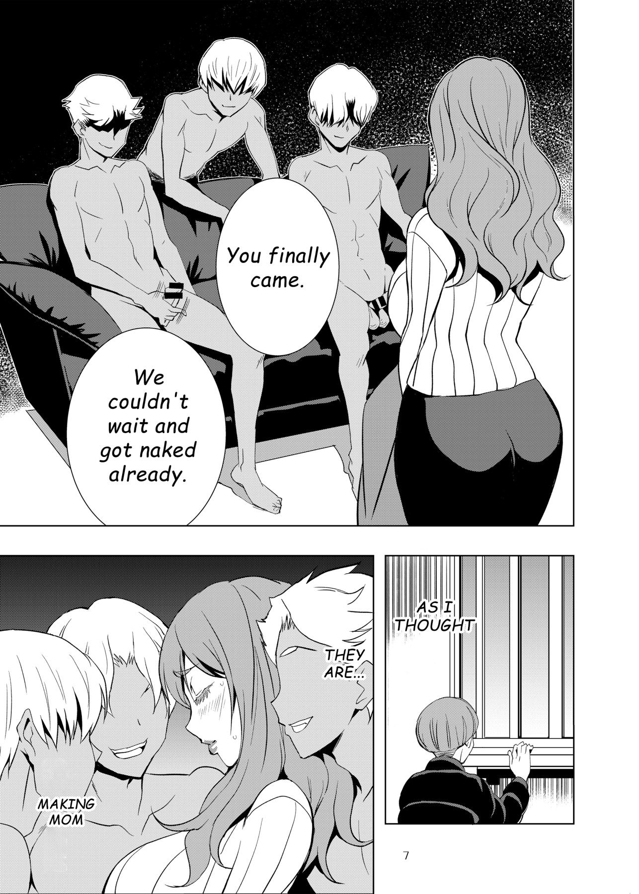 Hentai Manga Comic-My Lewd Mom Is My Bullies' Plaything-Read-6